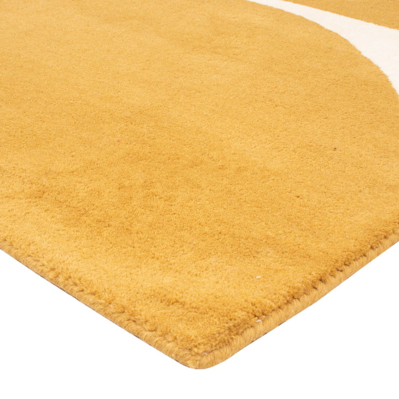Designer tæppe - 200 x 140 cm - guld