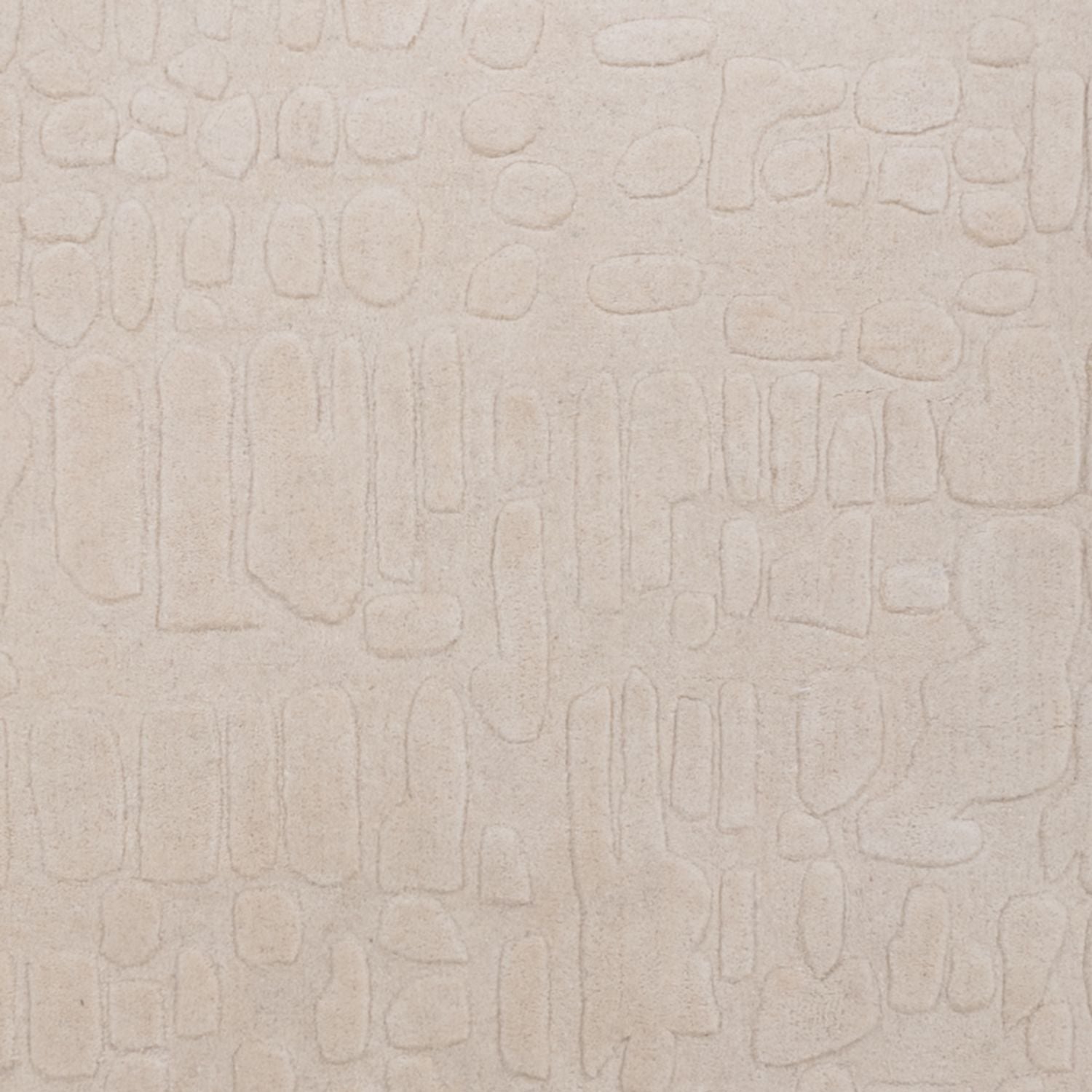 Uldtæppe - 200 x 140 cm - beige