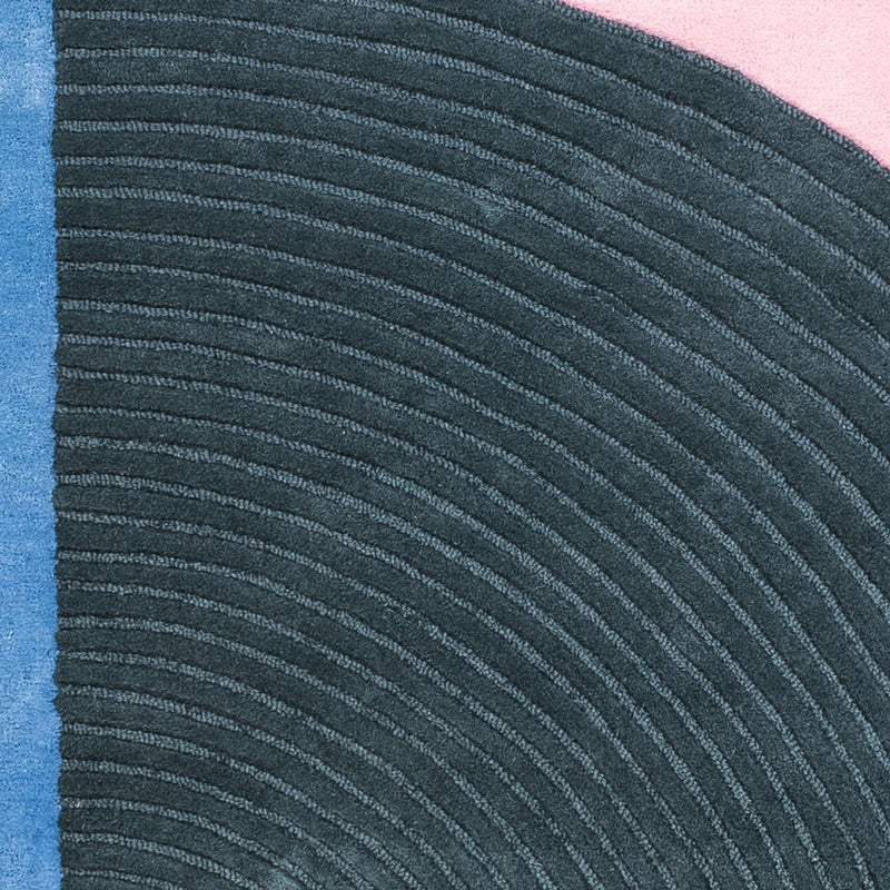 Designer tæppe - 200 x 140 cm - flerfarvet