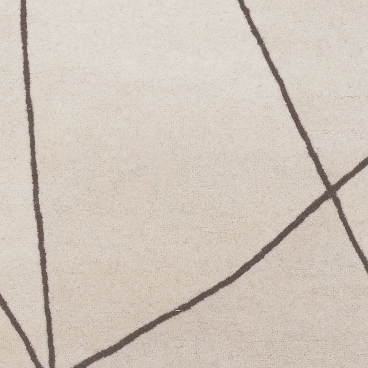 Uldtæppe - 200 x 140 cm - beige