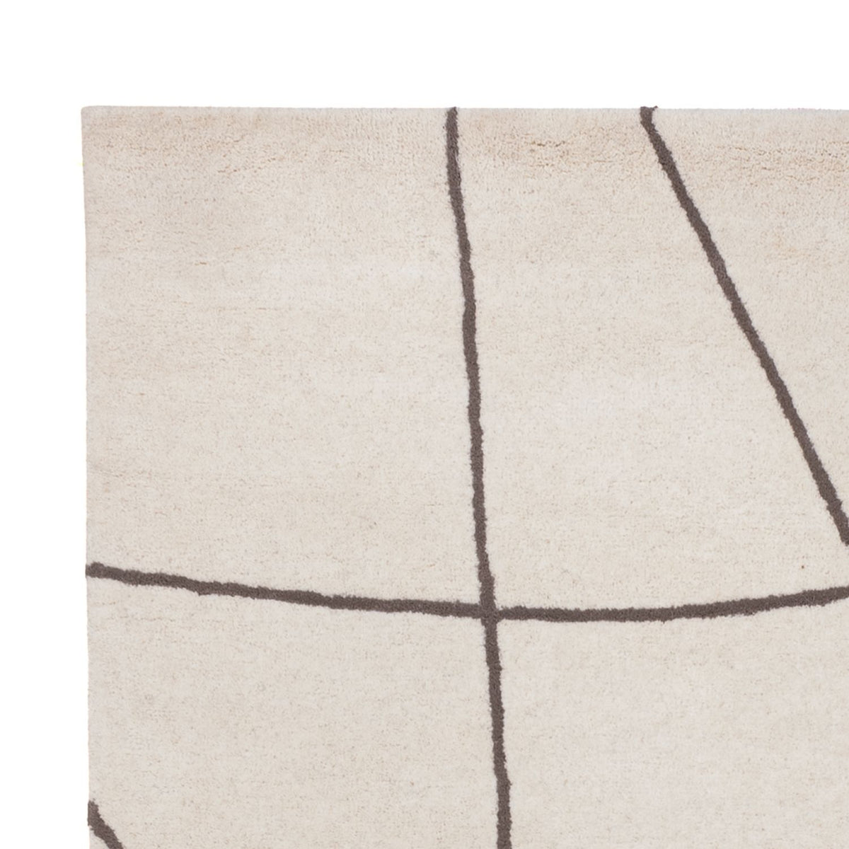 Uldtæppe - 200 x 140 cm - beige