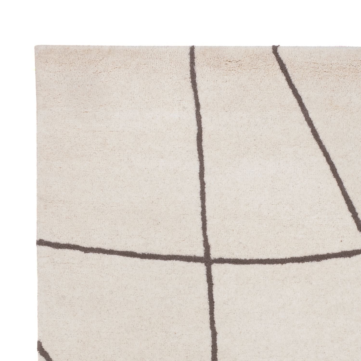 Uldtæppe - 200 x 140 cm - beige