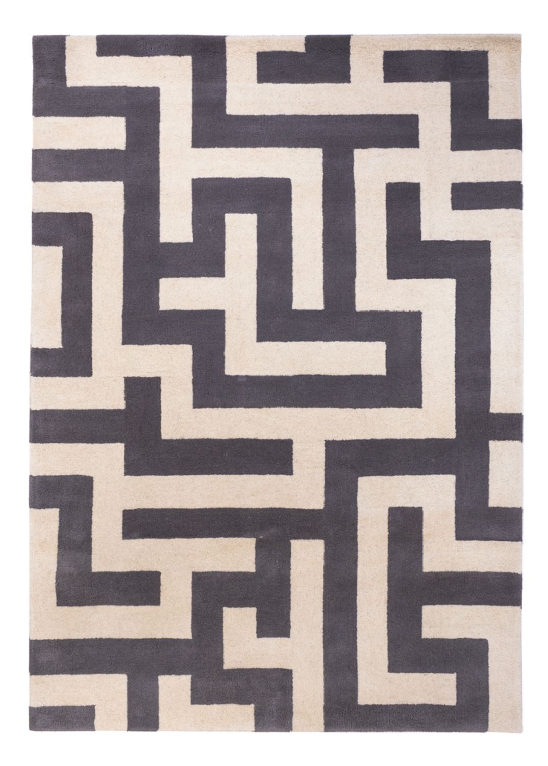Designer tæppe - 200 x 140 cm - grå