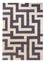 Designer tæppe - 200 x 140 cm - grå