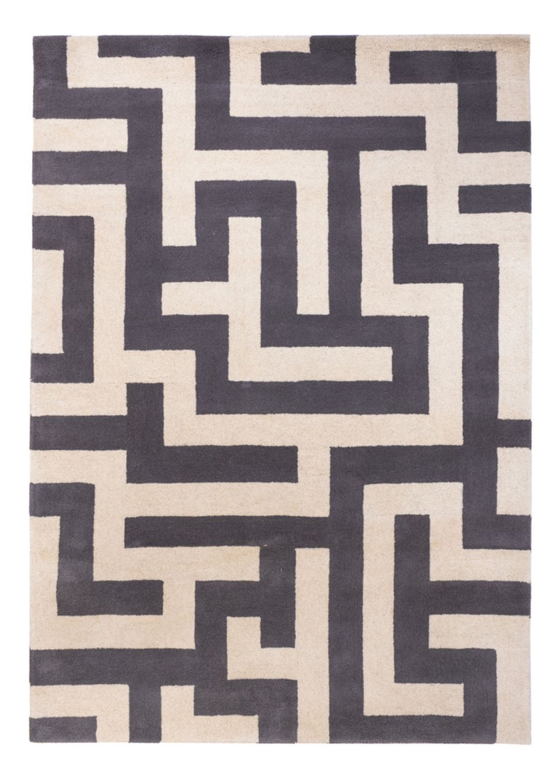 Designer tæppe - 200 x 140 cm - grå
