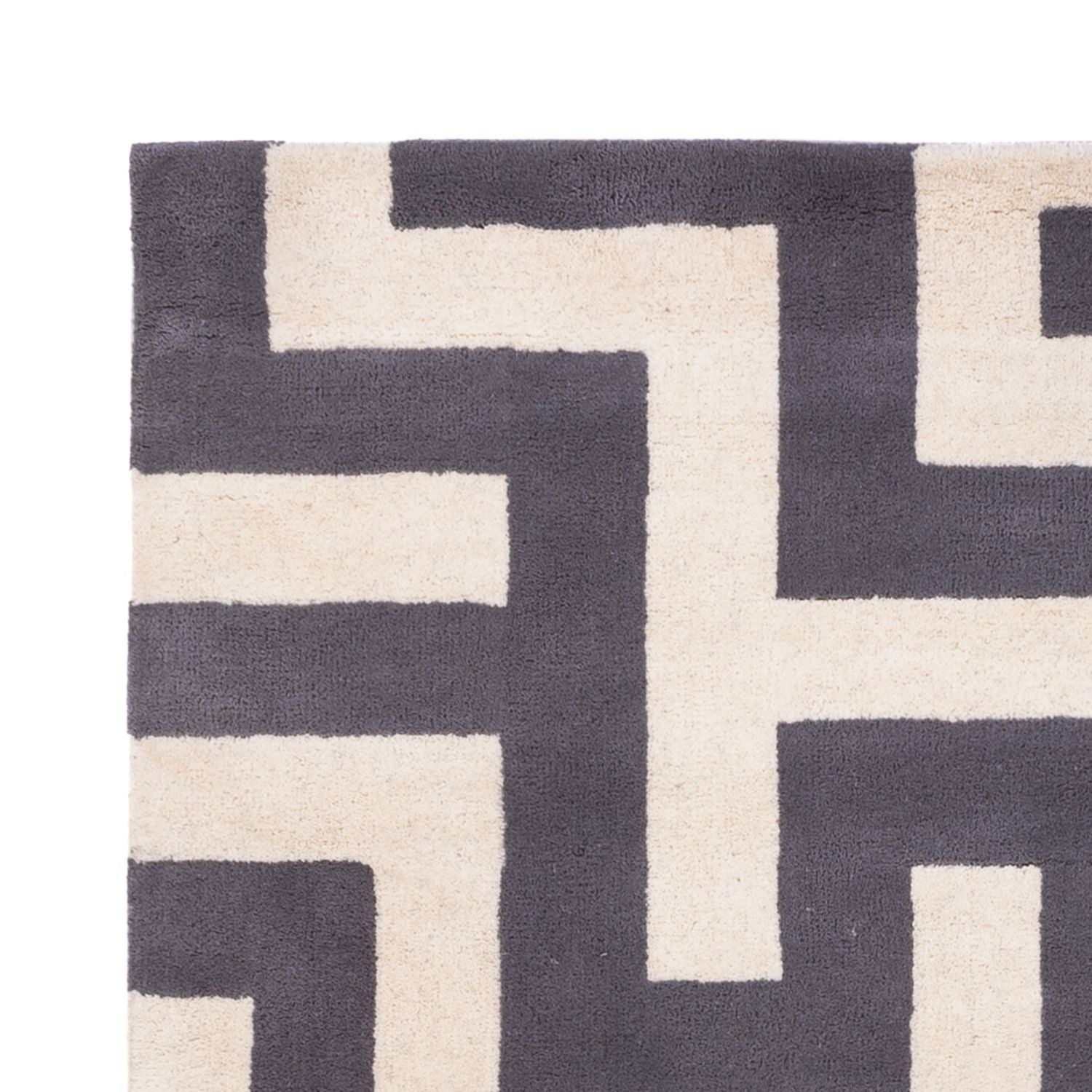 Designer tæppe - 200 x 140 cm - grå