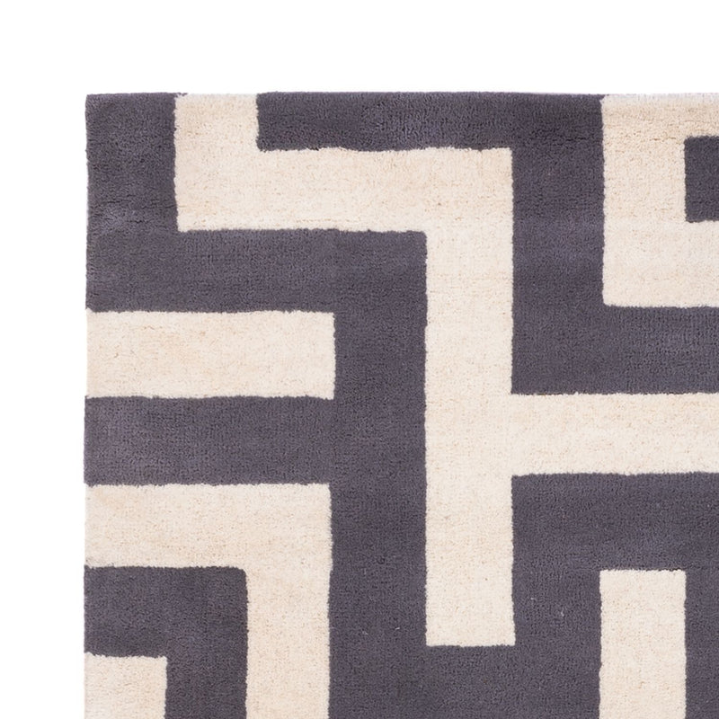 Designer tæppe - 200 x 140 cm - grå