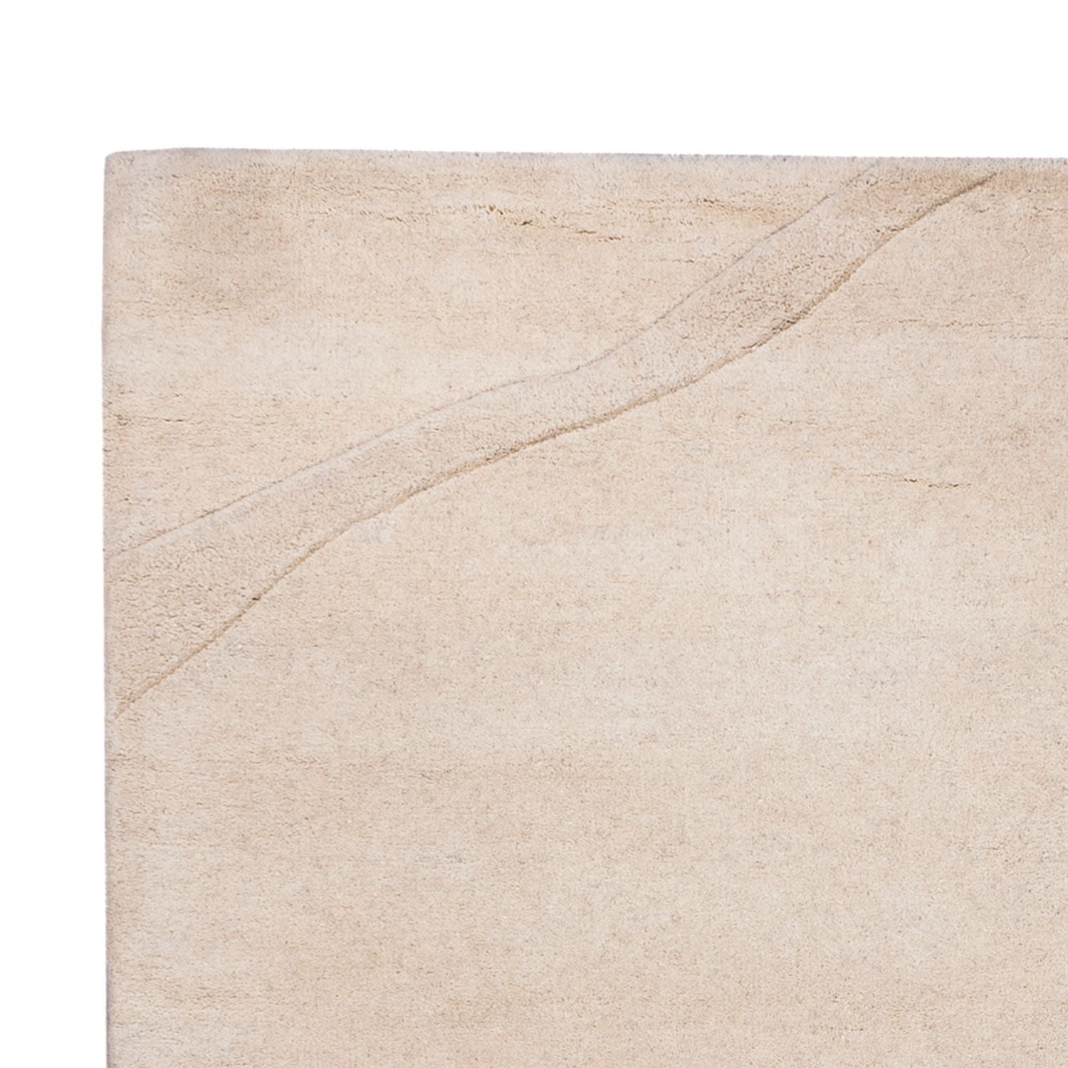 Uldtæppe - 200 x 140 cm - beige