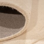 Uldtæppe - 200 x 140 cm - beige