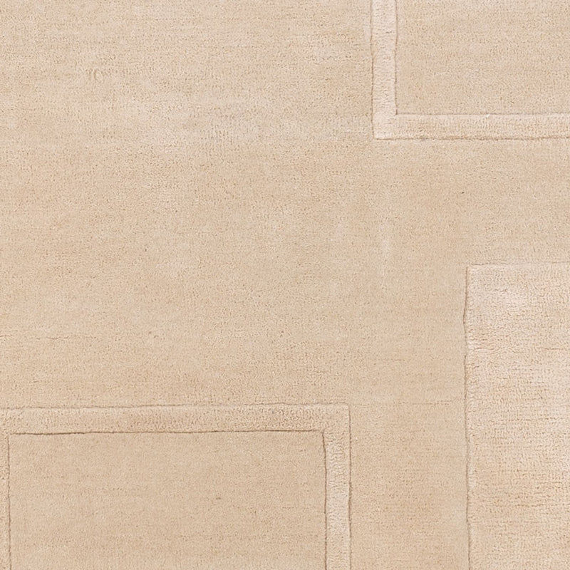Uldtæppe - 200 x 140 cm - beige