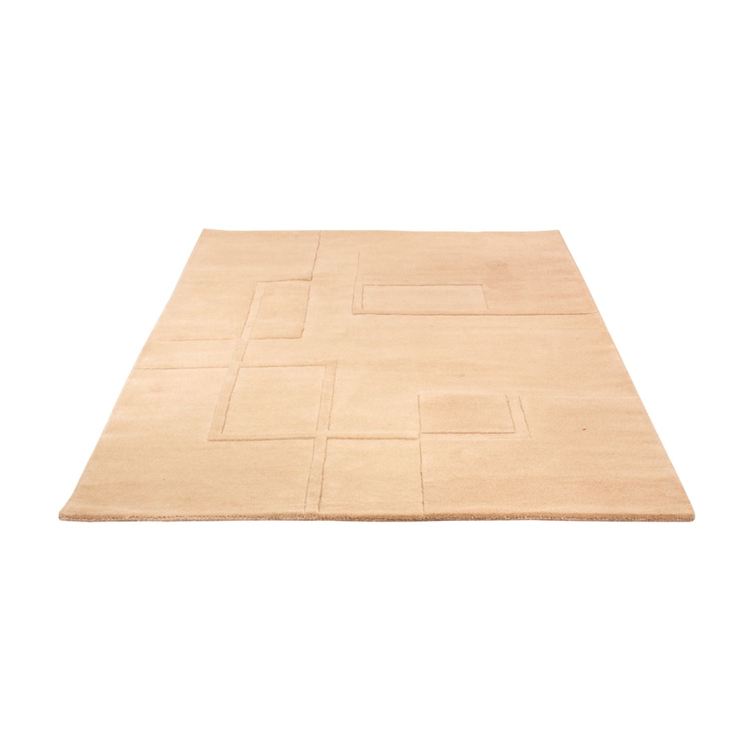 Uldtæppe - 200 x 140 cm - beige