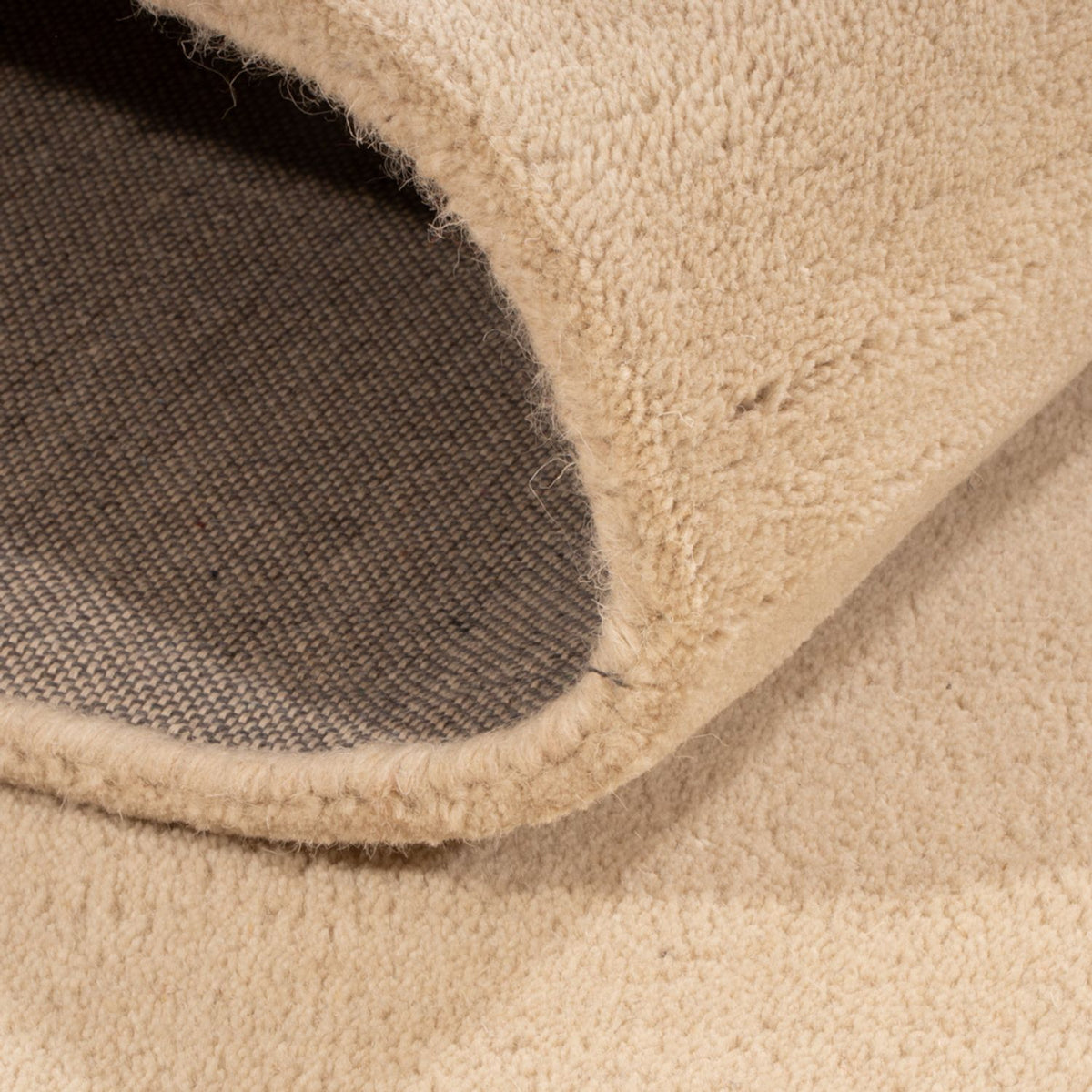 Uldtæppe - 200 x 140 cm - beige