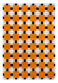 Designer tæppe - 200 x 140 cm - guld