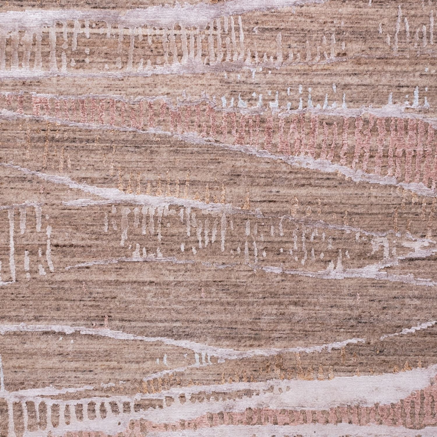 Designer tæppe - 307 x 247 cm - natur