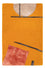 Designer tæppe - 90 x 60 cm - guld