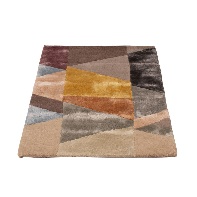 Designer tæppe - 90 x 60 cm - flerfarvet