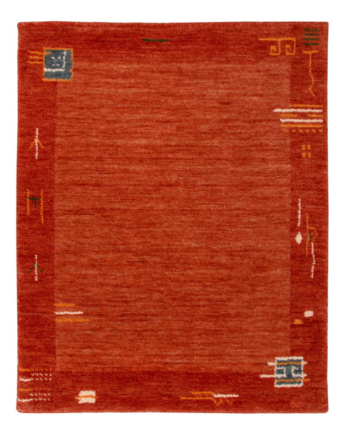 Gabbeh-tæppe - Softy - 90 x 60 cm - rød