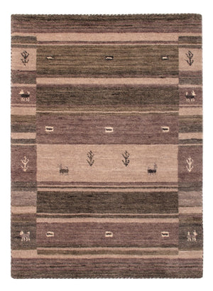 Gabbeh-tæppe - Softy - 90 x 60 cm - sølv