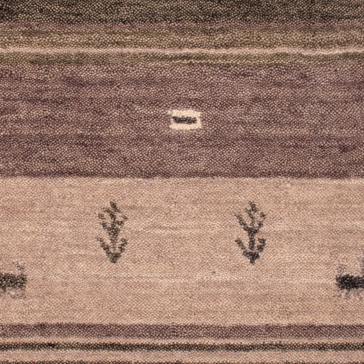 Gabbeh-tæppe - Softy - 90 x 60 cm - sølv