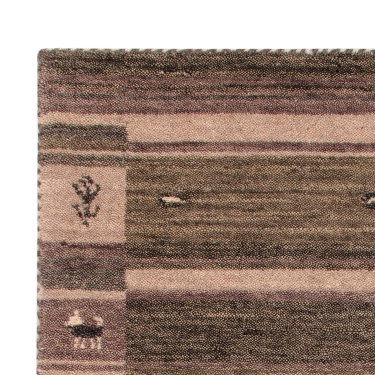 Gabbeh-tæppe - Softy - 90 x 60 cm - sølv