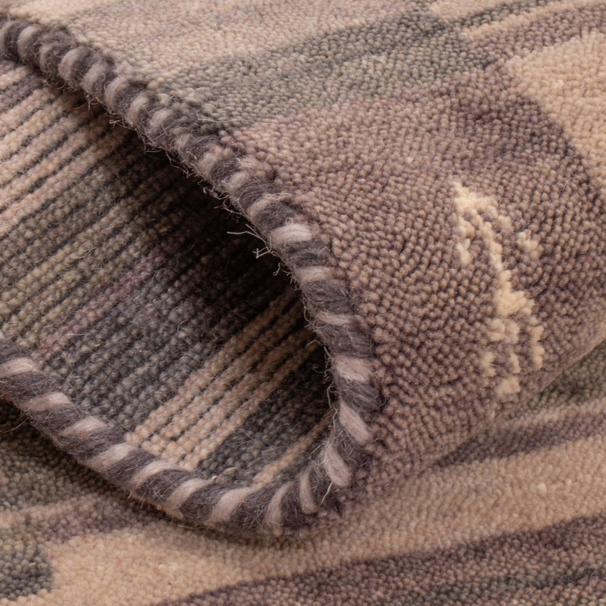 Gabbeh-tæppe - Softy - 90 x 60 cm - sølv