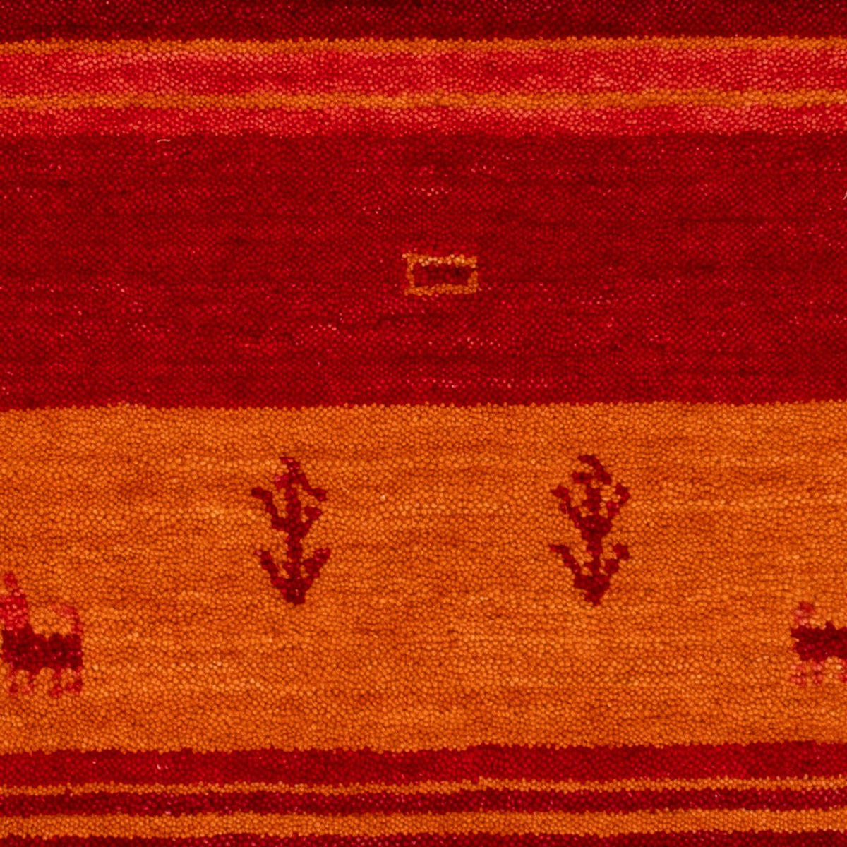 Gabbeh-tæppe - Softy - 90 x 60 cm - rød