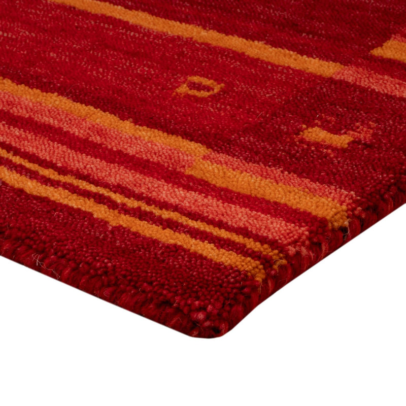 Gabbeh-tæppe - Softy - 90 x 60 cm - rød