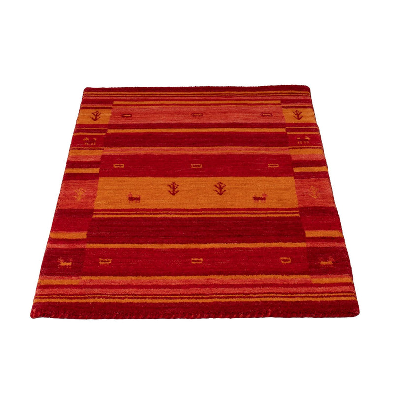Gabbeh-tæppe - Softy - 90 x 60 cm - rød