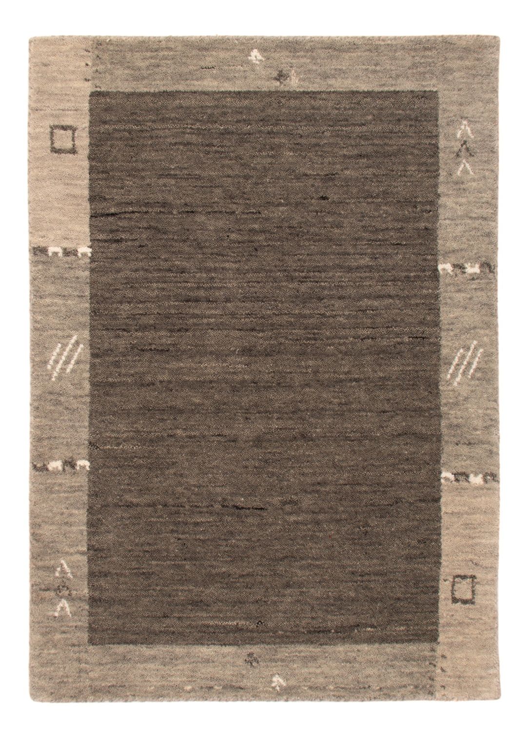 Gabbeh-tæppe - Softy - 90 x 60 cm - grå