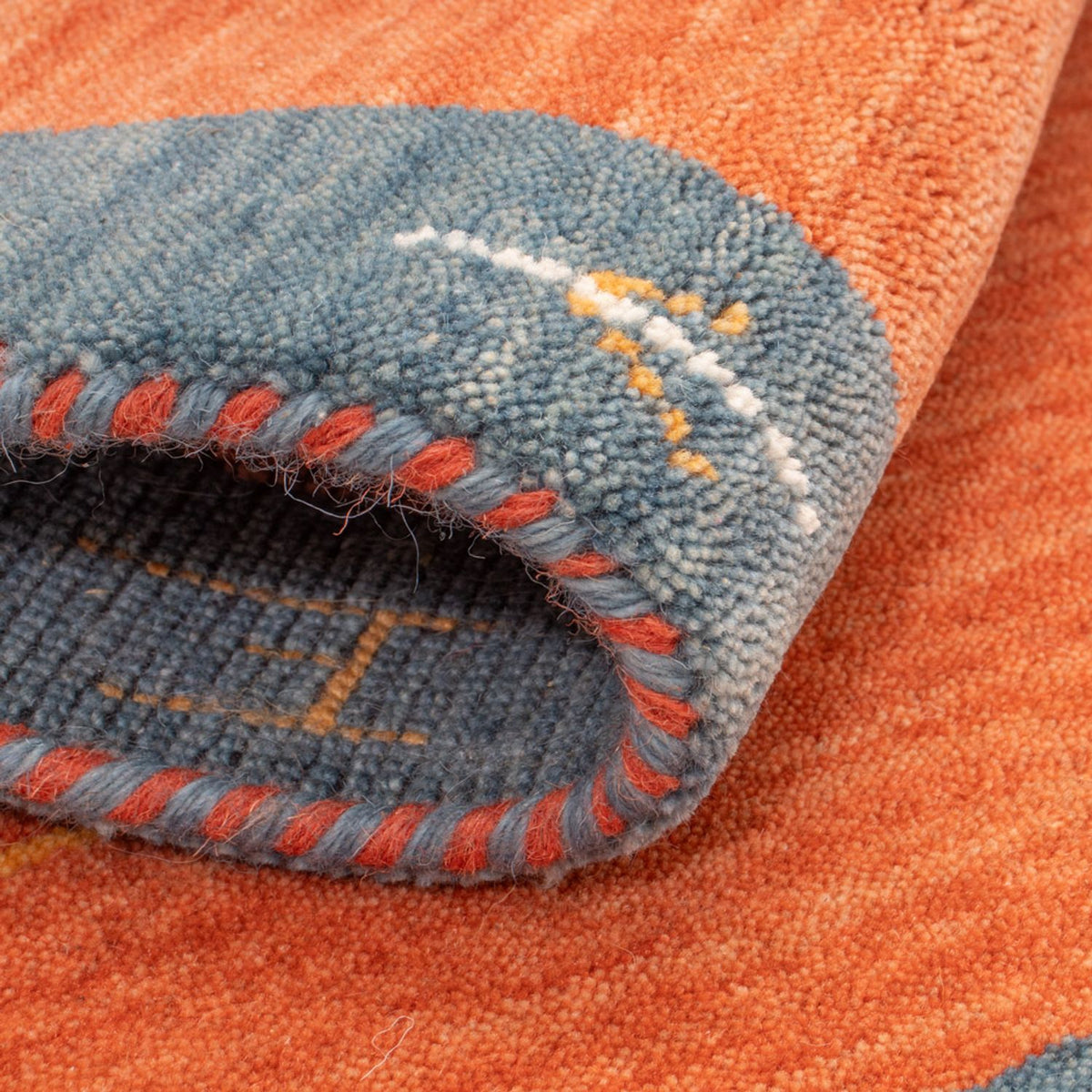 Gabbeh-tæppe - Softy - 90 x 60 cm - rød