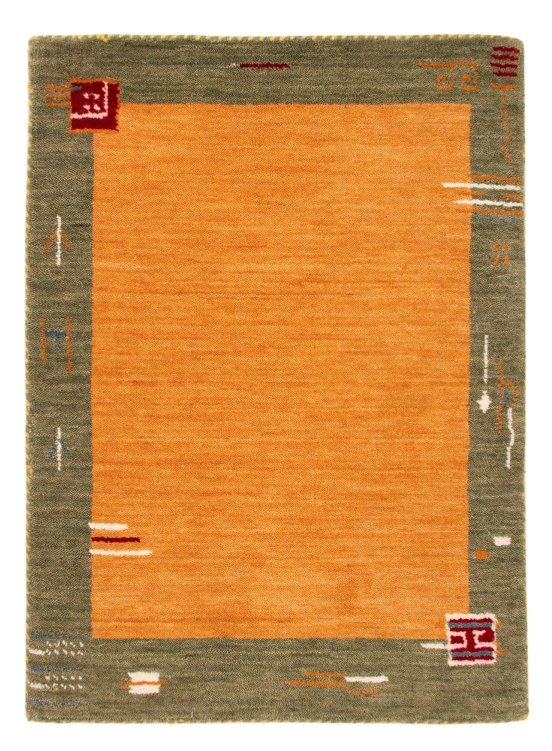 Gabbeh-tæppe - Softy - 90 x 60 cm - orange