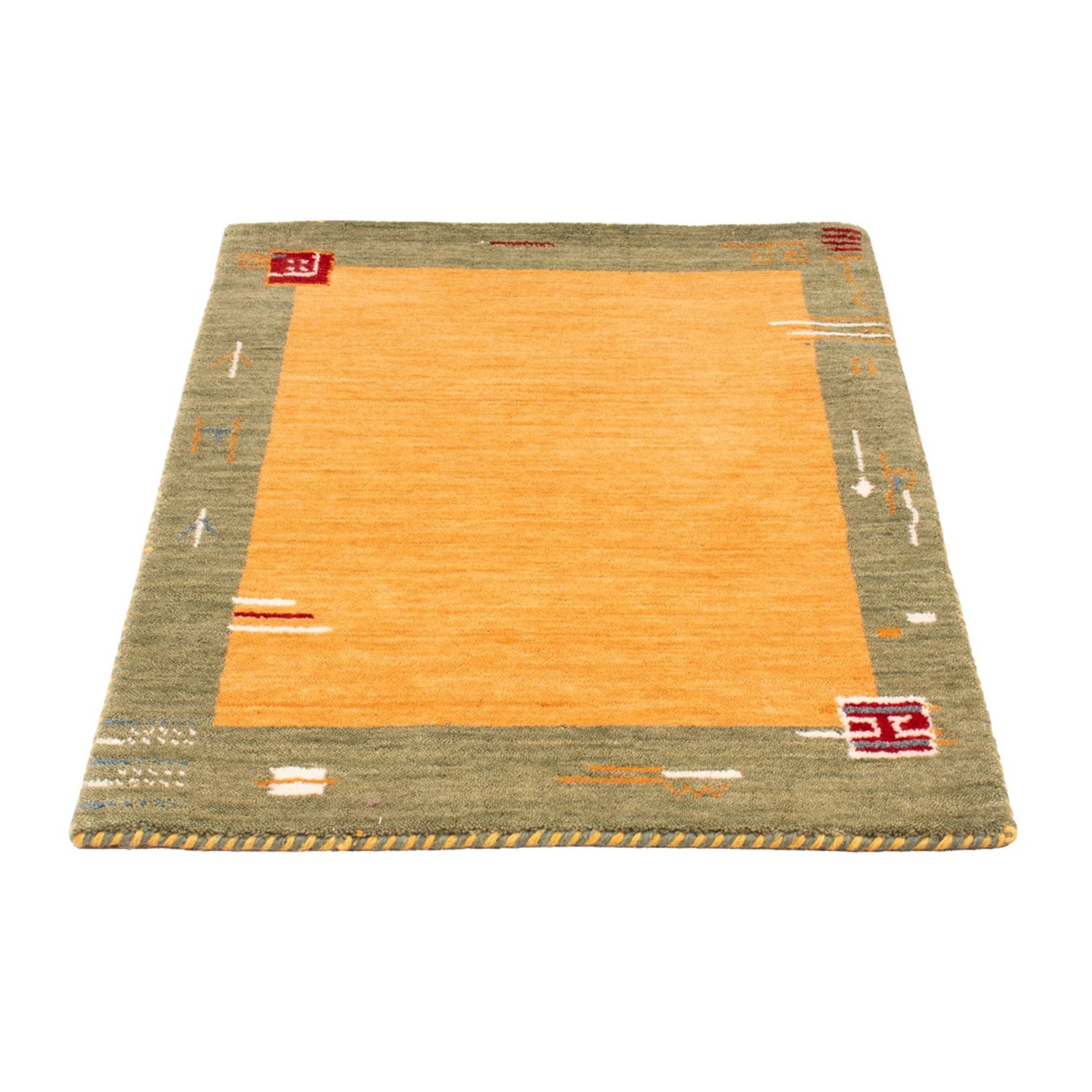 Gabbeh-tæppe - Softy - 90 x 60 cm - orange