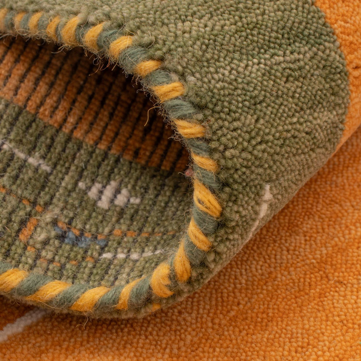 Gabbeh-tæppe - Softy - 90 x 60 cm - orange