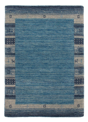 Gabbeh-tæppe - Softy - 90 x 60 cm - blå