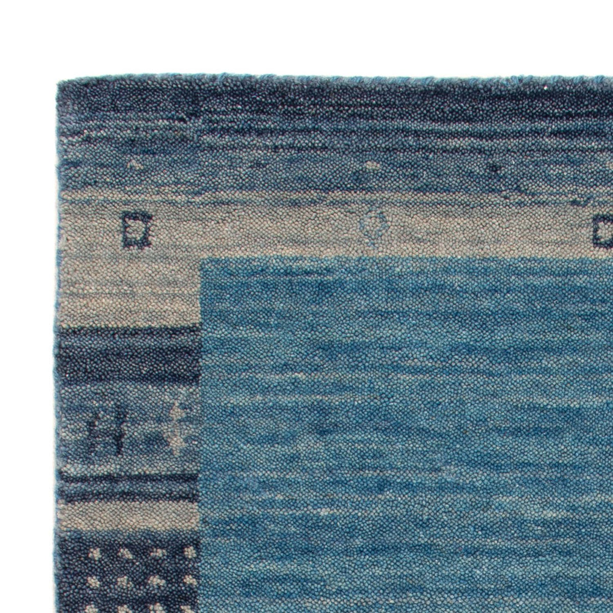 Gabbeh-tæppe - Softy - 90 x 60 cm - blå