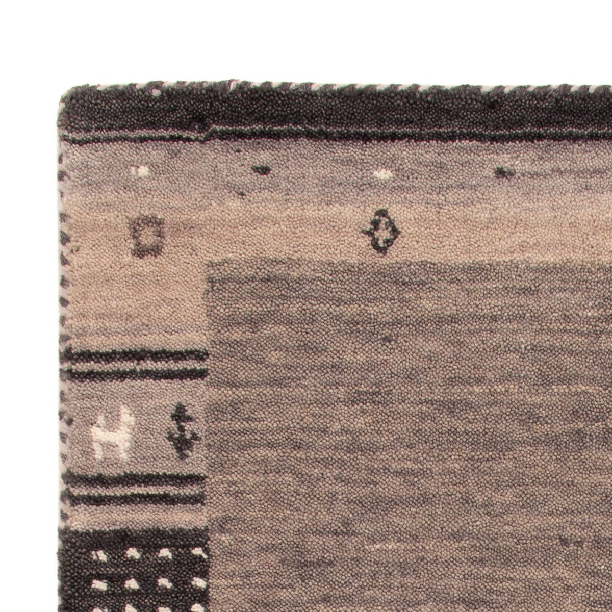 Gabbeh-tæppe - Softy - 90 x 60 cm - grå