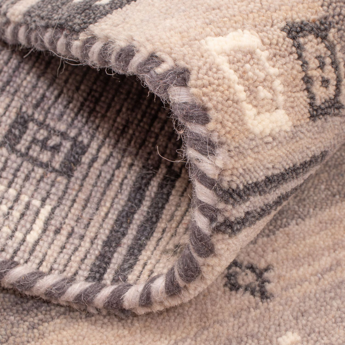 Gabbeh-tæppe - Softy - 90 x 60 cm - grå