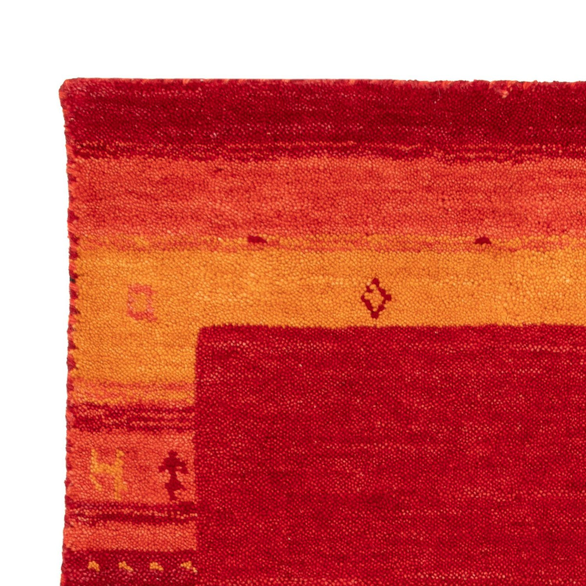 Gabbeh-tæppe - Softy - 90 x 60 cm - rød