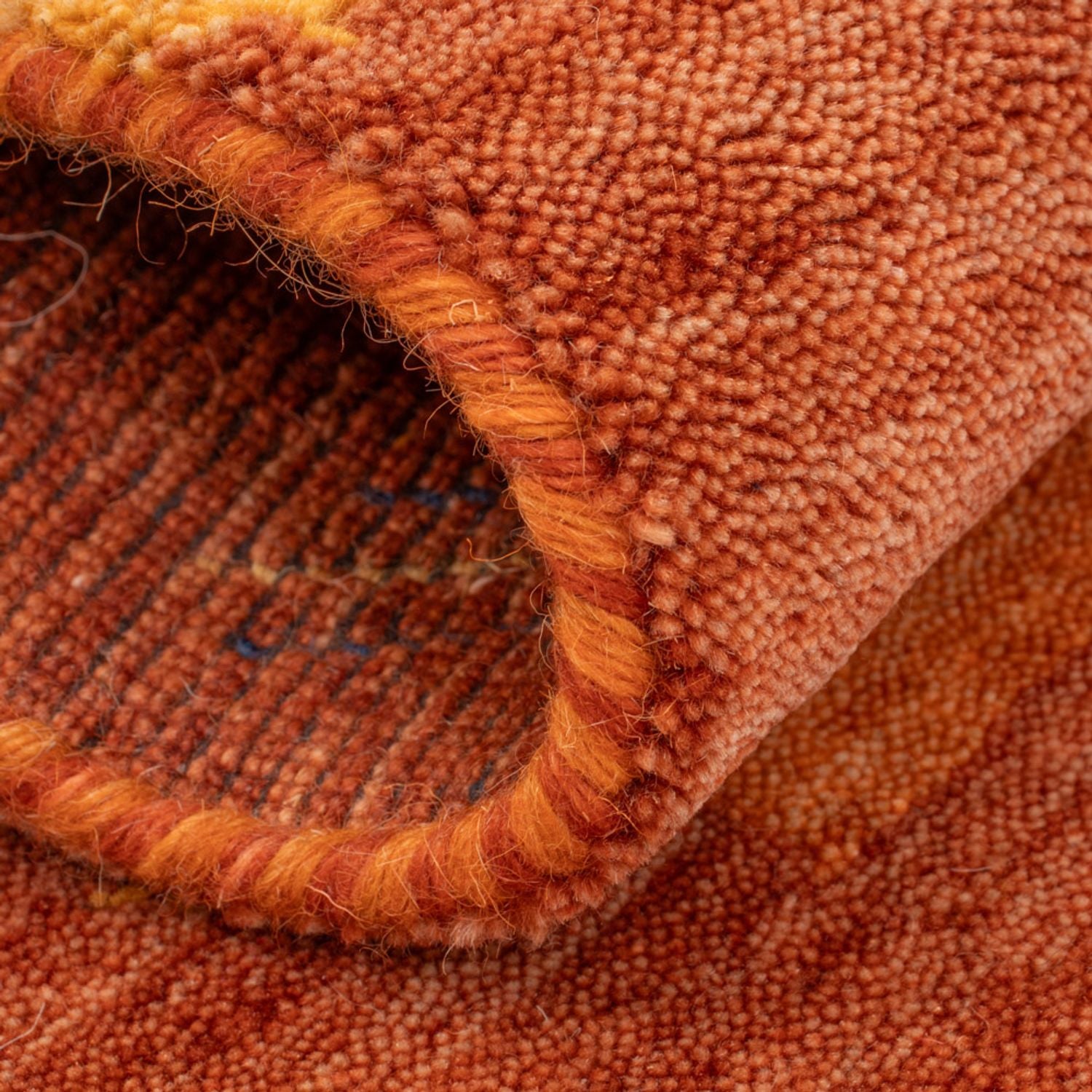 Gabbeh-tæppe - Softy - 90 x 60 cm - rust