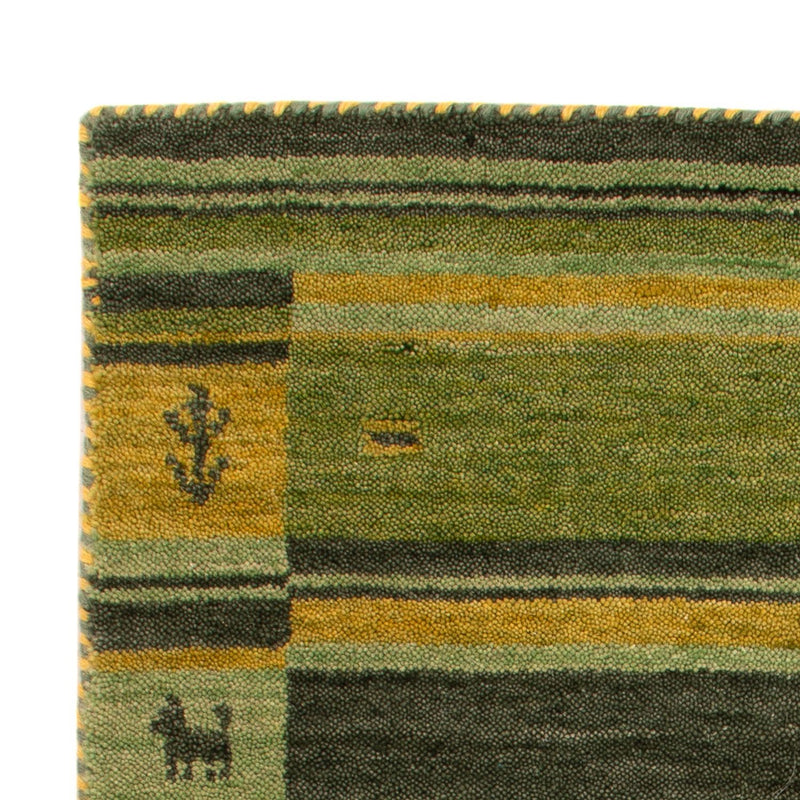 Gabbeh-tæppe - Softy - 90 x 60 cm - grøn