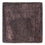 Designer tæppe firkantet  - 30 x 30 cm - antracit