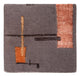 Designer tæppe 30x30cm - Designerteppich