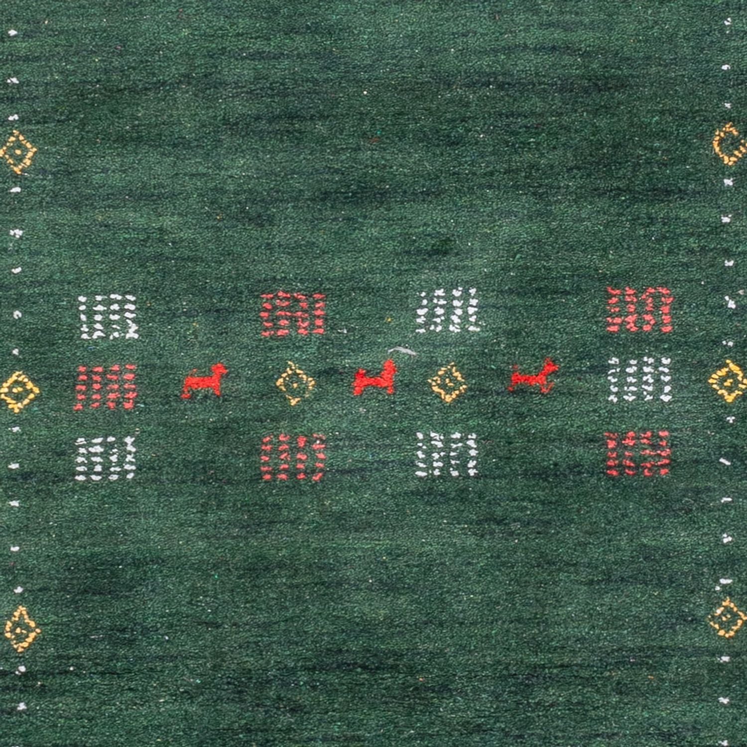 Løber Gabbeh-tæppe - Softy - 300 x 80 cm - grøn