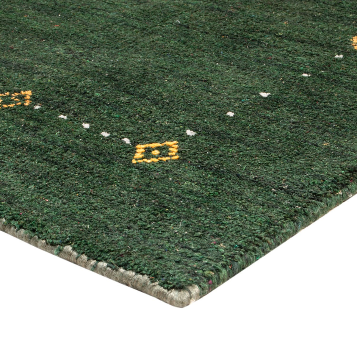 Løber Gabbeh-tæppe - Softy - 300 x 80 cm - grøn