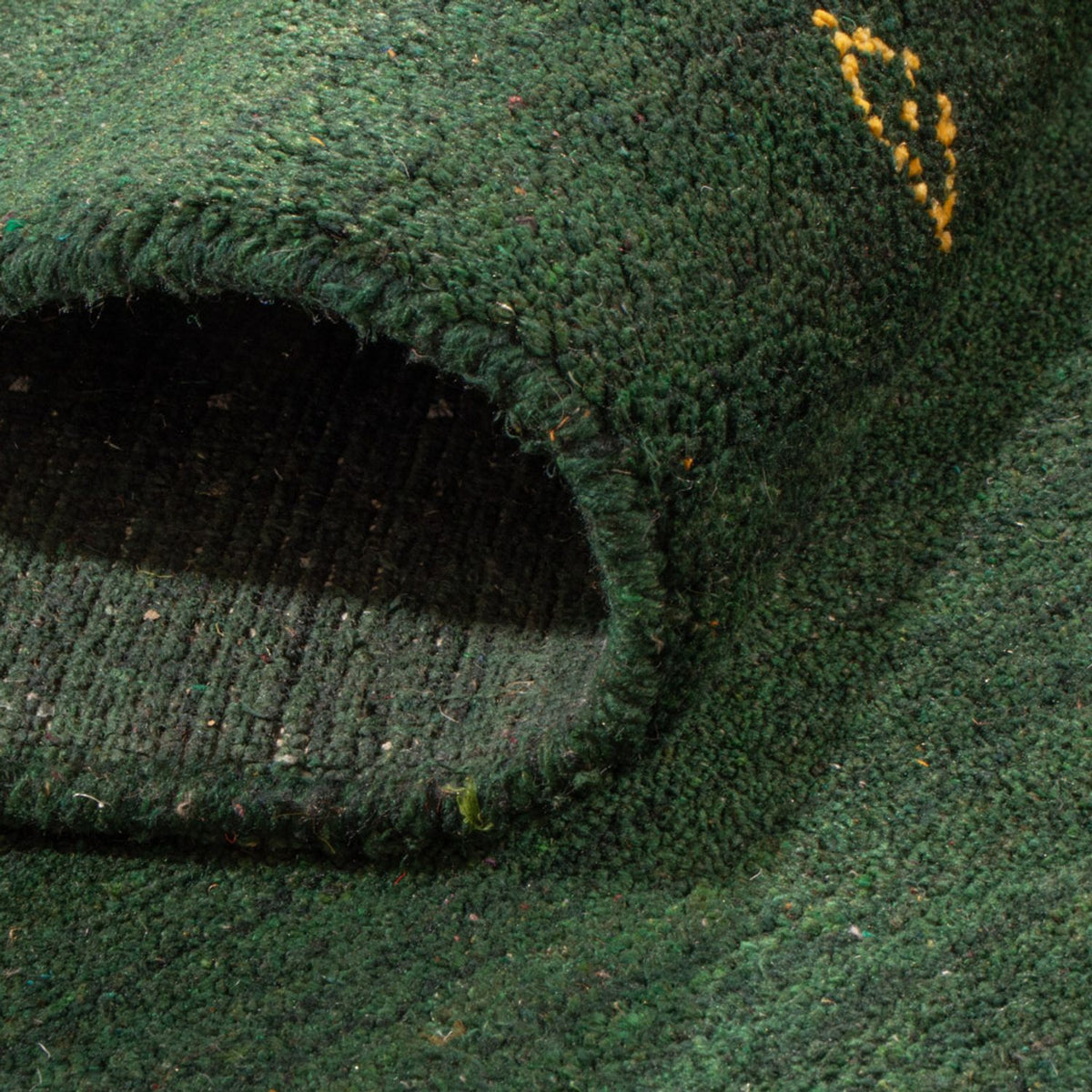 Løber Gabbeh-tæppe - Softy - 300 x 80 cm - grøn