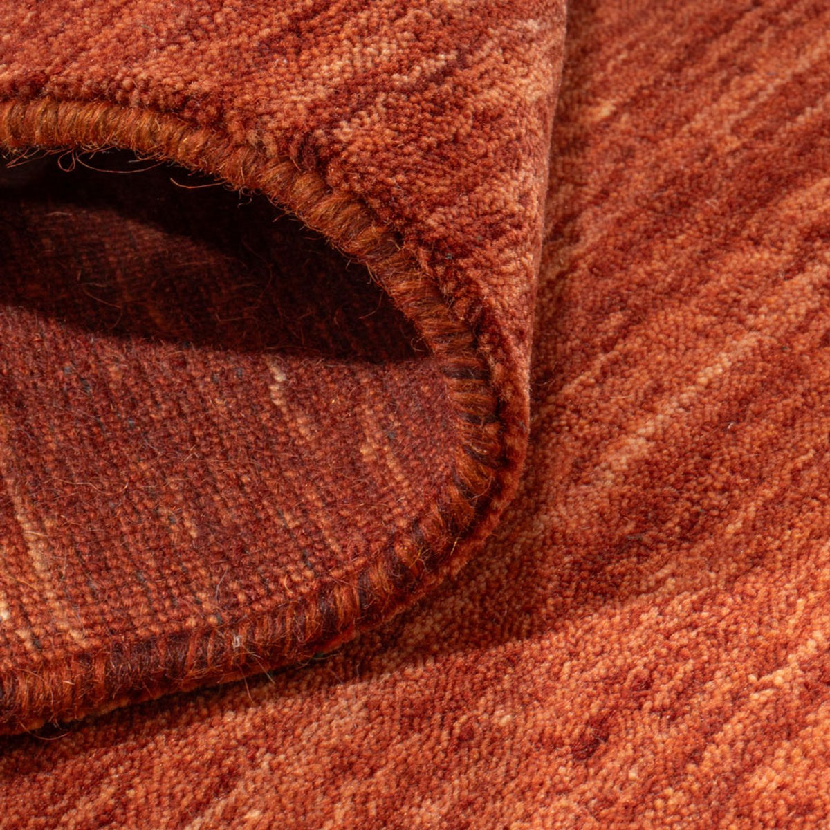 Løber Gabbeh Tæppe - Loribaft Softy - 300 x 80 cm - brun