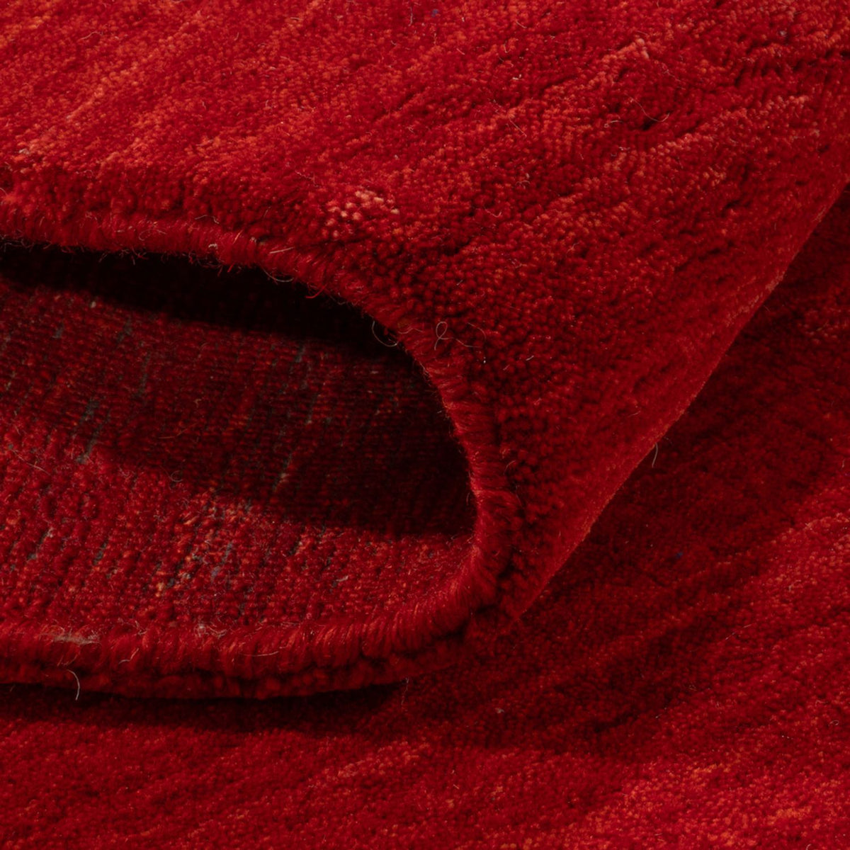 Gabbeh Tæppe - Loribaft Softy - 150 x 100 cm - rød