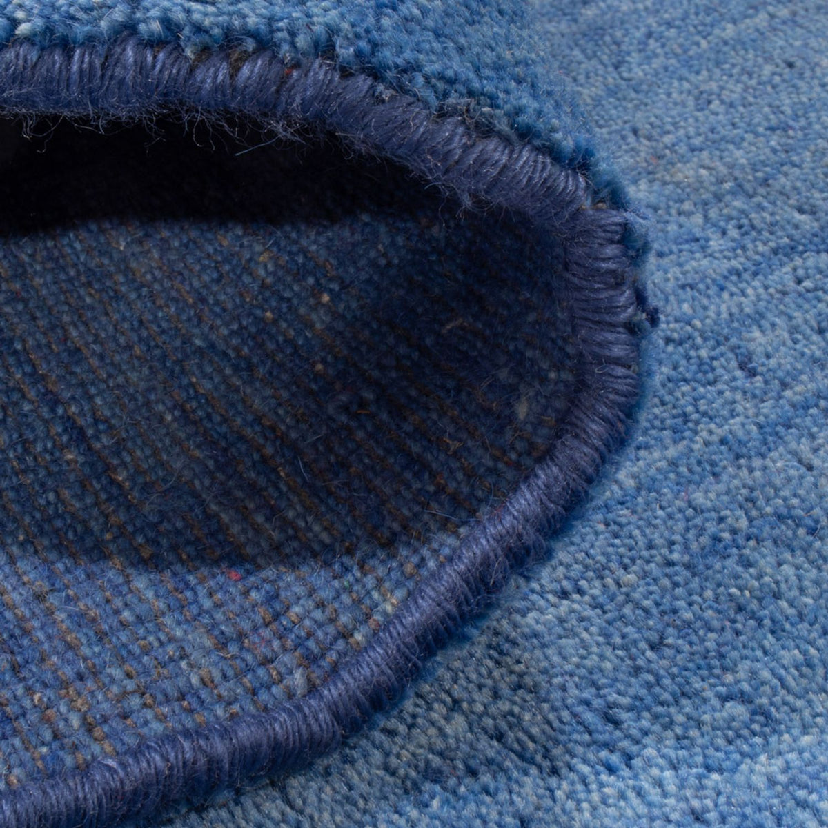 Gabbeh-tæppe - Softy firkantet  - 150 x 150 cm - blå