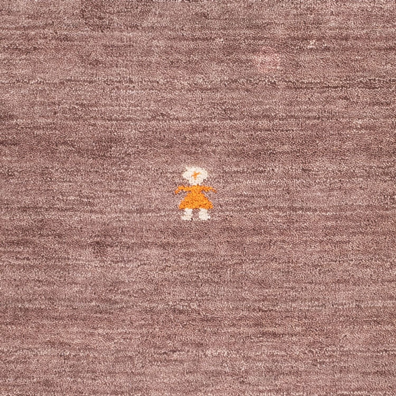 Gabbeh-tæppe - Softy firkantet  - 150 x 150 cm - brun