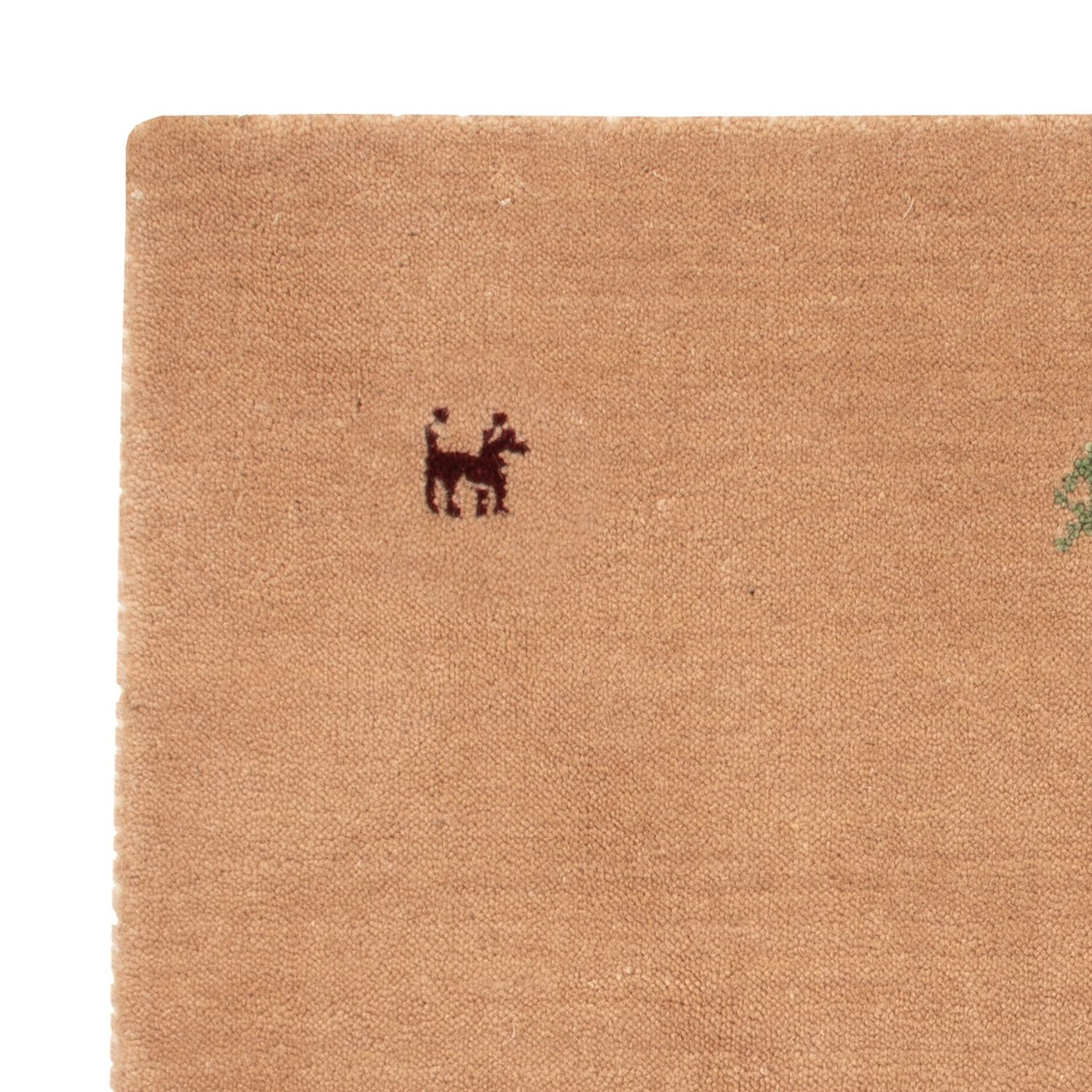 Gabbeh Loom Tæppe 65x60cm - Uldtæppe